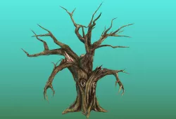 Ent Monster - tree Low-poly  3D model