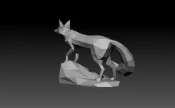 Epic fox 3D print model