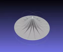 Extreme Pressure Radial Compressor Impeller Model 3D print model