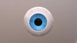 Eyeball Low-poly  3D model