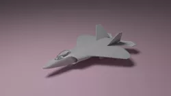 F22 Raptor 3D print model
