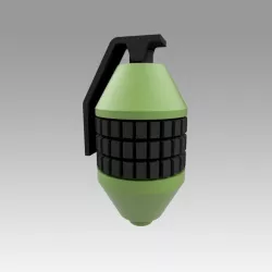 Fallout 3 Hand Grenade 3D Printed Kit 3D model