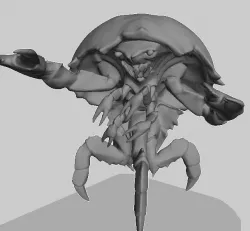 fallout mirelurk  3D print model