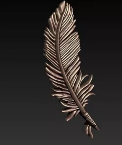Feather 3D print model