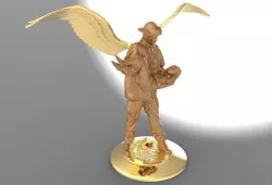 Firefighter Angel 3D print model