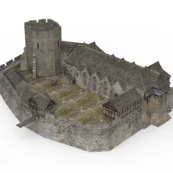 Fortified Manor for DAZ Studio 3D model