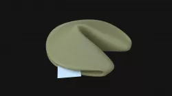 Fortune Cookie 3D model
