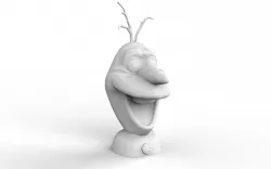 Frozen Olaf statue 3D print model