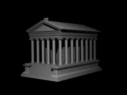 GARNI temple 3D print model
