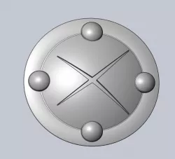 Goblin Slayer Shield Printable Assembly 3D print model
