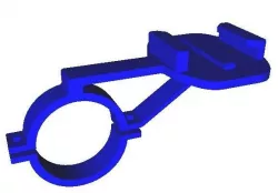gopro 30 mm mount Extended 3D print model