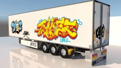 GRAFFITI TRAILER 3D model