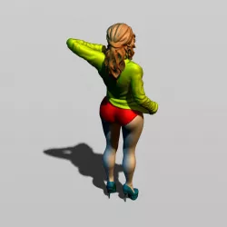 Half topless 3D print model