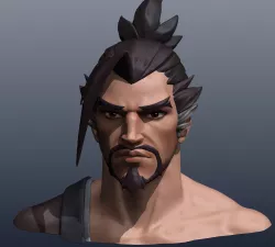Hanzo overwatch 3D print model