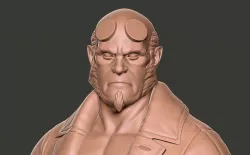 Hellboy Bust  3D print model