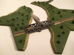 Hex railway bridge 3D print model