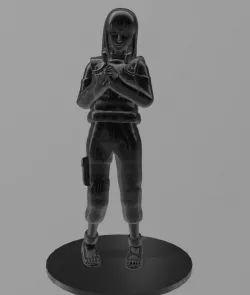Hinata Hyuga from Shippuuden 3D print model