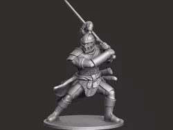 Human Knight Miniature 3D print model
