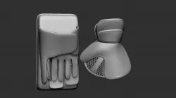 Ice Hockey Goalie Gloves 02 Collectible Figure 3D Print 3D print model