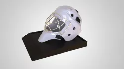 Ice Hockey Goalie Helmet 3D Print  High Detail Model 3D print model