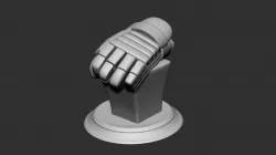 Ice Hockey Player Gloves Bust Collectible Figure 3D Print 3D print model