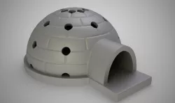 Igloo Pen Holder 3D print model