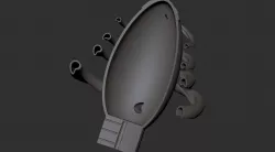 Implosion Egg with Vortex Pipes 3D print model