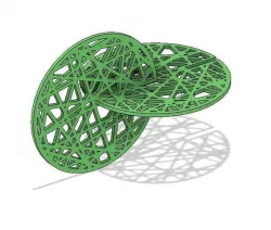Interlocking Cactus Coasters 3D print model