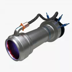 Ion thruster Low-poly  3D model