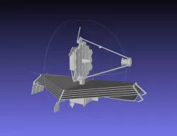 James Webb Space Telescope JWST Basic Model 3D print model