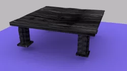 Japanese table 3D print model