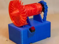 Jet Engine Model Motor Drive