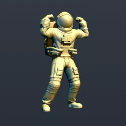 Jolly Astronaut 3D print model