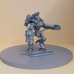 Justice robot 3D print model