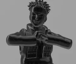 Kiba Inuzuka from Shippuuden 3D print model