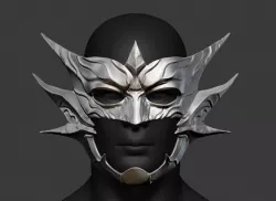 King Orm Aquaman Mask Cosplay STL File  3D print model