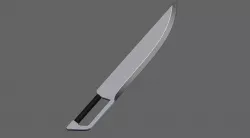Knife Zangetsu - Ichigo Sword - Bleach anime 3D print model