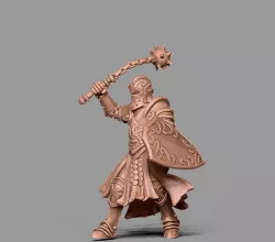 Knight 3D print model - 35mm scale 3D print model