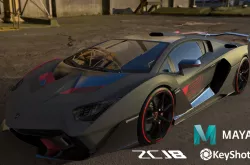 lamborghini sc18 alston 2019 3D model