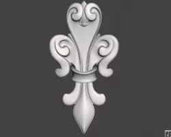 Lis flower - Fleur de lis  3D print model