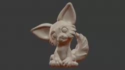 Little fox 3D print model