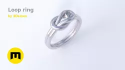 Loop ring 3D print model