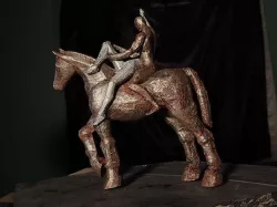 lovers on horseback 3D model