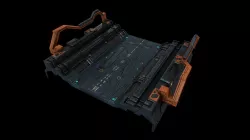 Low poly sci fi  road patch environment asset Low-poly  3D model
