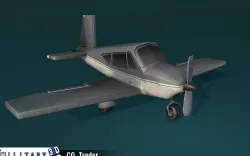lowpoly military toon aircraft 3d model Low-poly  3D model