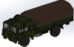 MAN KAT 1 4x4 MILITARY TRUCK - 3D PRINT Design 3D print model