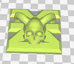 Mark of chaos pendant 3D print model