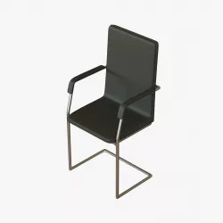 Meeting Room Chair Office Low-poly  3D model