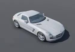 Mercedes-Benz SLS AMG 2013 Low-poly  3D model