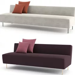Modern Line Sofa by GUBI 3D model
